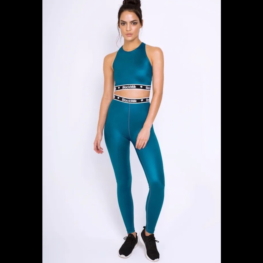 NWT Blackmilk Lustre Marine Bandit Crop Large